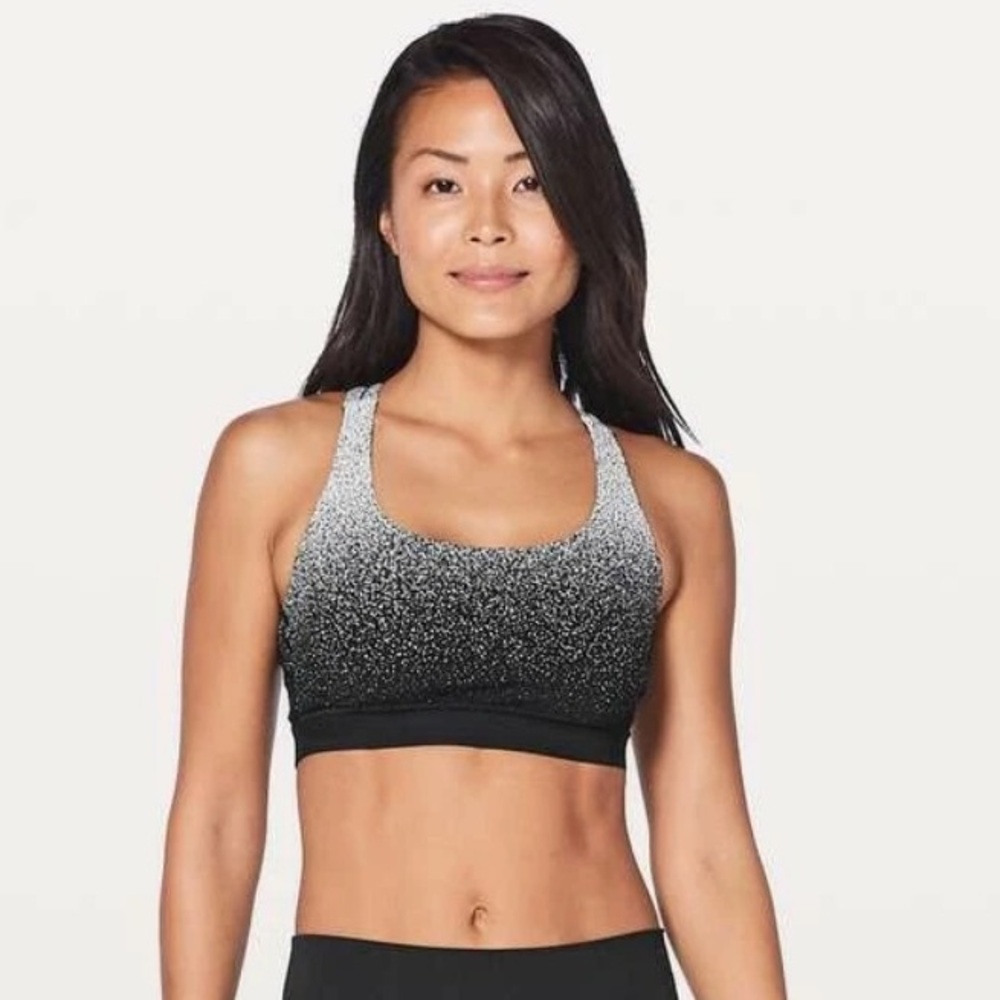 Lululemon Energy Bra Ombre Speckle Size 6